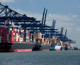 Container ships trade