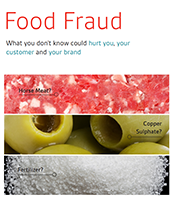 Food supply chain integrity and food fraud prevention