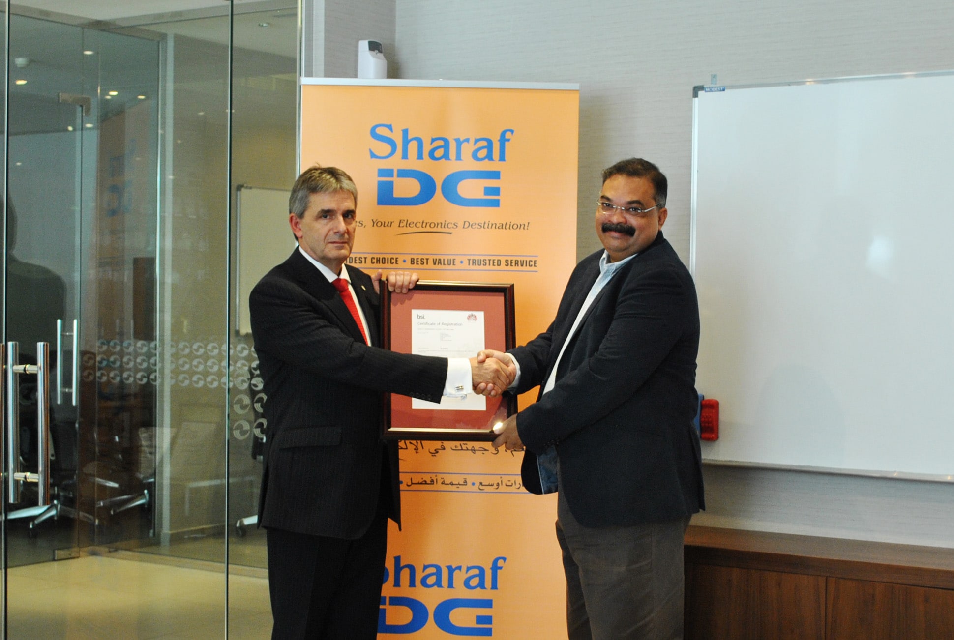 Sharaf DG handover