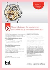 ISO 9001 Mapping Guide (PDF) ISO 9001 Mapping Guide