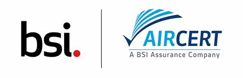 Joint Logo of BSI and AirCert Joint Logo of BSI and AirCert