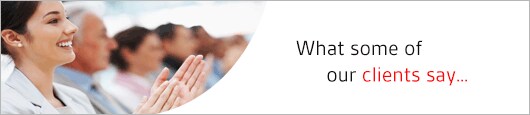 What some of our clients say