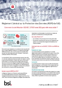 Comment l'ISO/IEC 27001 peut vous aider à répondre aux exigences du RGPD