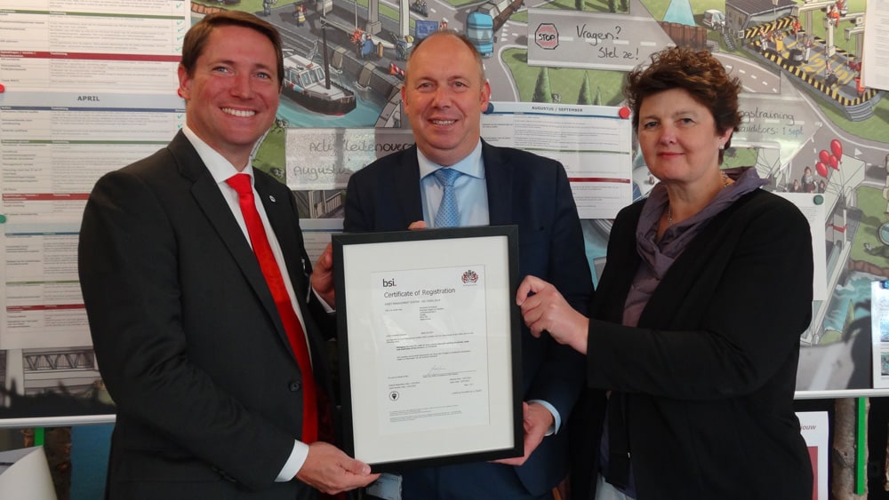 Uitreiking ISO 55001 certificaat aan Provincie Overijssel