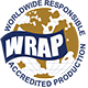 Worldwide Responsible Accredited Production (WRAP) Logo