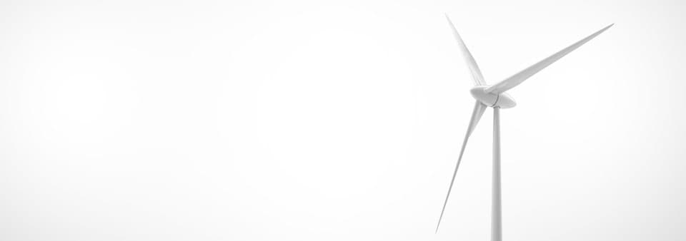 Wind turbine on a white background. Wind turbine on a white background.