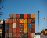 Containers at Shipping Yard