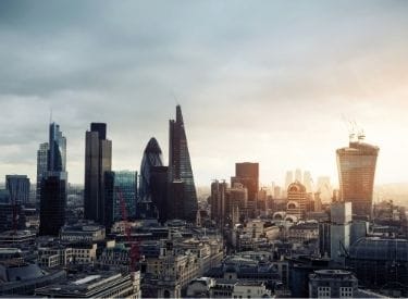 central London skyscrapers 