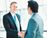 Business handshake