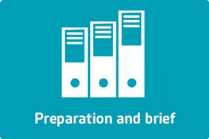 preparation and brief