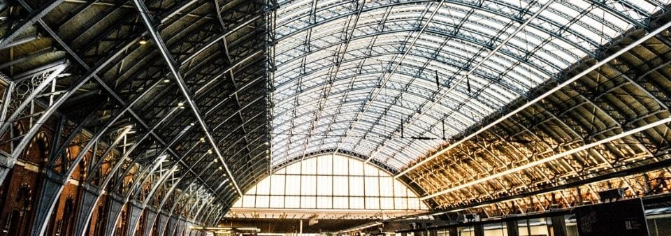 Railway station in London