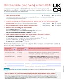 UKCA Checkliste