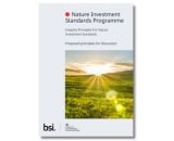 Proposed integrity principles for nature investment standards Proposed integrity principles for nature investment standards