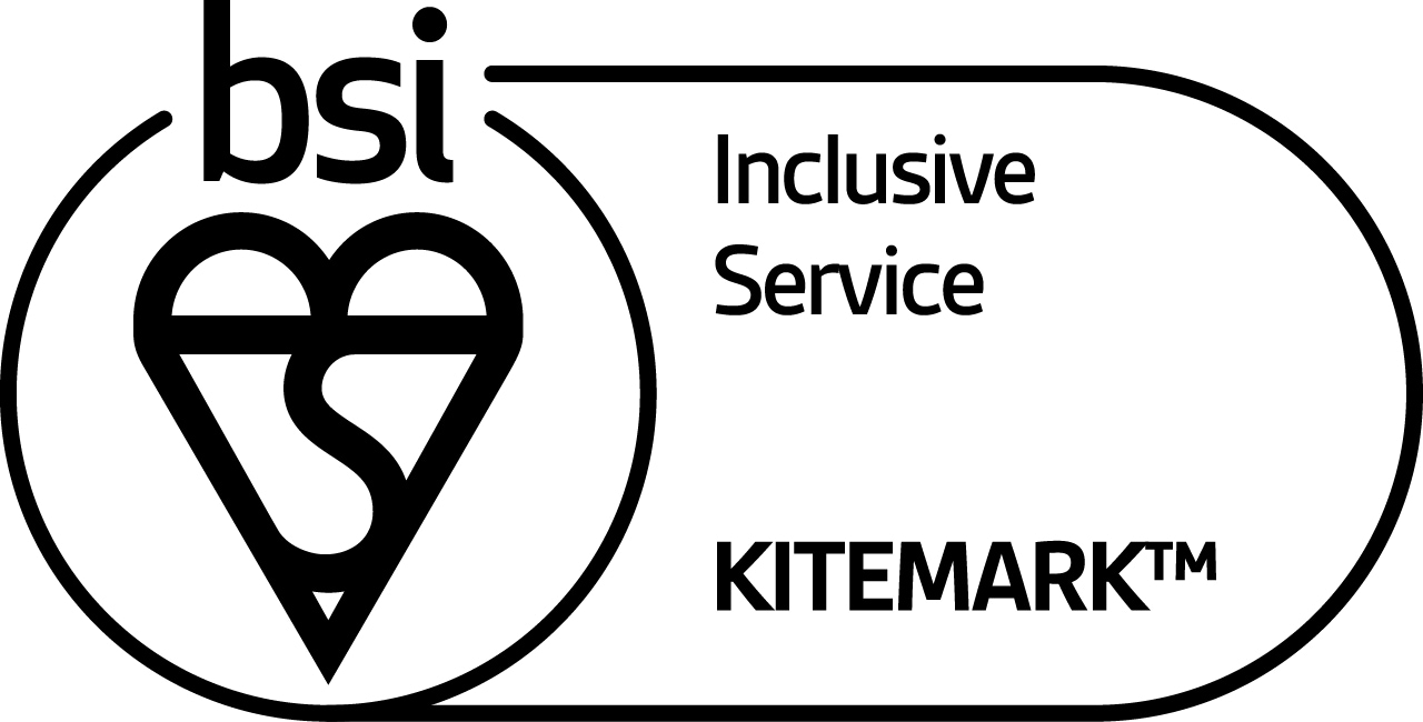 Kitemark for inclusive service logo