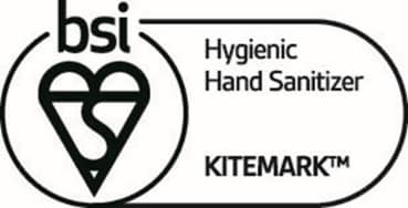 BSI Kitemark certification for hygienic hand sanitizer