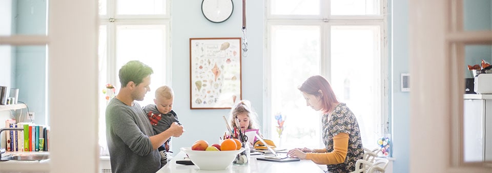 Family in a Kitemark Home