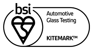 BSI Kitemark for vehicle glass testing logo