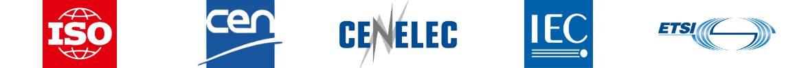 ISO CEN CENELEC IEC ETSI logos