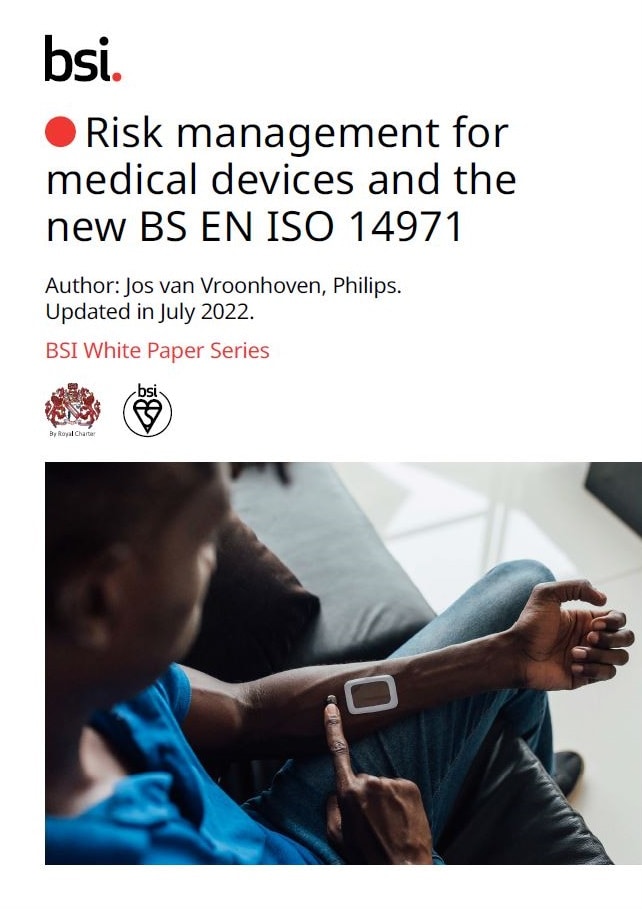 Risk management for medical devices