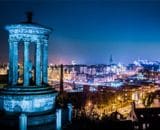 edinburgh night skyline