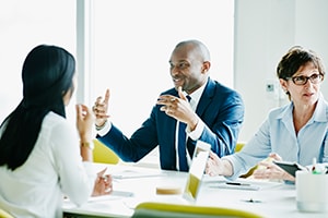 Business people in a meeting