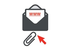 Never click on a URL in an email, enable macros in attachments, or open email attachments.