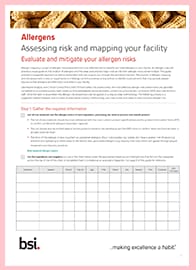 Allergens Facility Mapping Guide