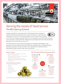 The BSI Catering Scheme