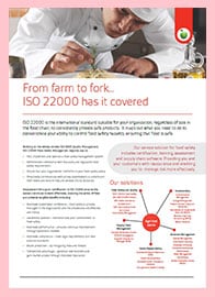 ISO 22000 Factsheet