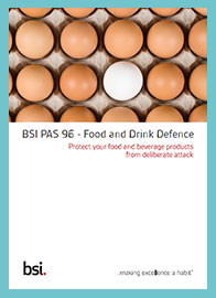 BSI PAS 96 Food and Drink Defence