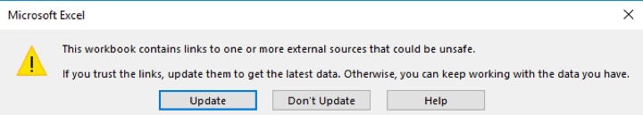 Warning message 1 Warning message 1
