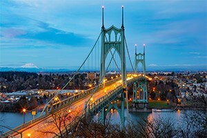 Oregon cityscape