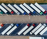 cargo trucks parked