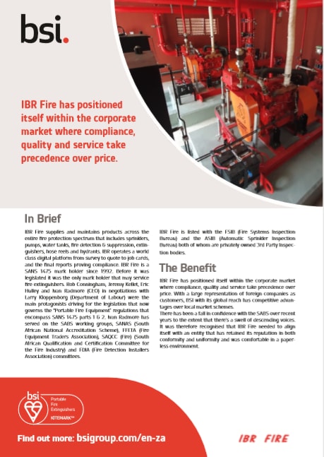 BSI Case Study IBR Fire