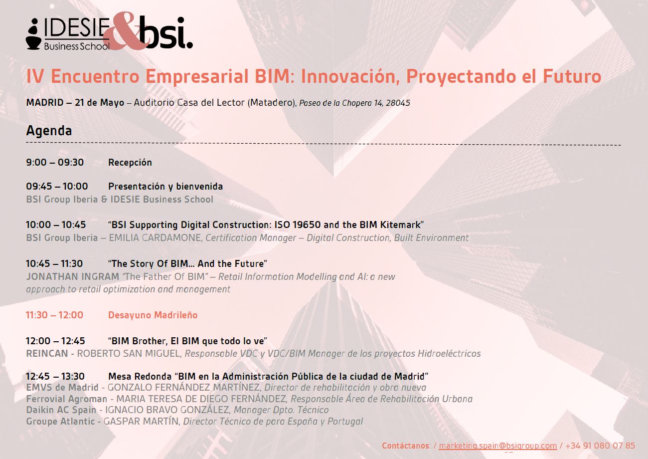 agenda evento BIM