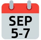 Sep 5-7 Sep 5-7