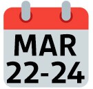 March 22-24