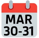 Mar 30-31 Mar 30-31
