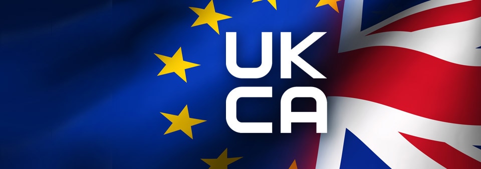 UKCA logo with flag