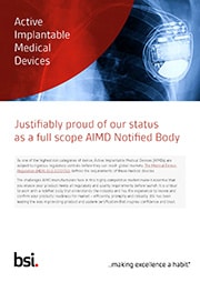 AIMD Active Implantable Medical Device BSI