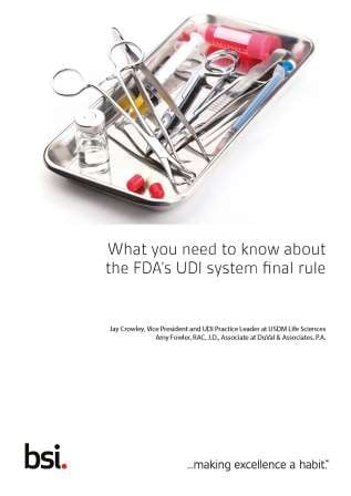 FDAs UDI system final rule
