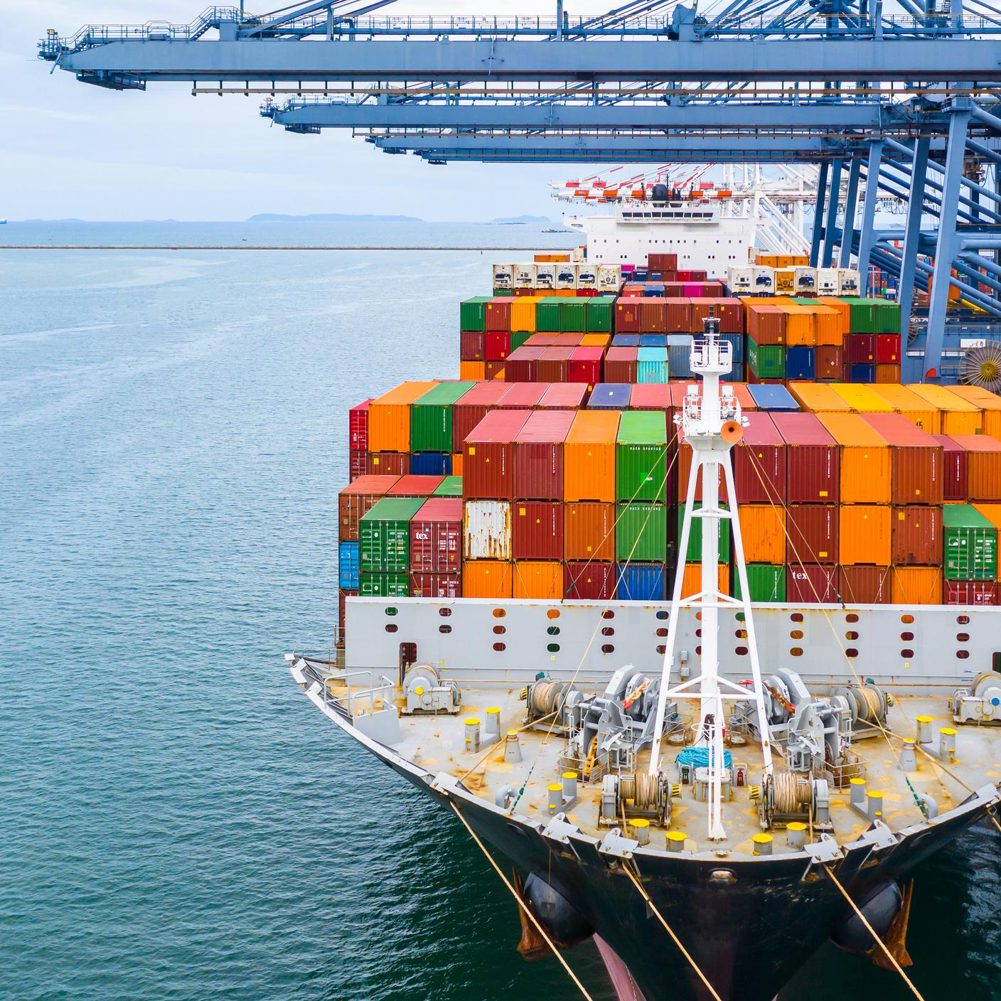 Achieving market access - Cargo ship terminal