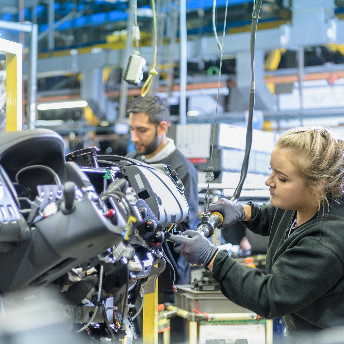 Automotive - Engineer in racing car factory production line