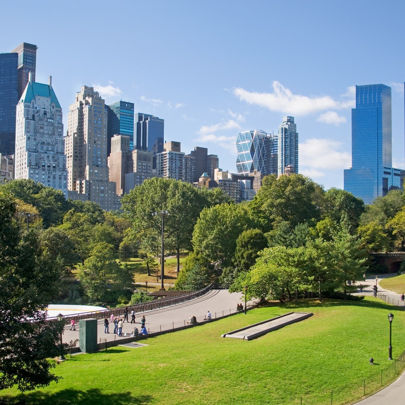 cities surrounded by greens